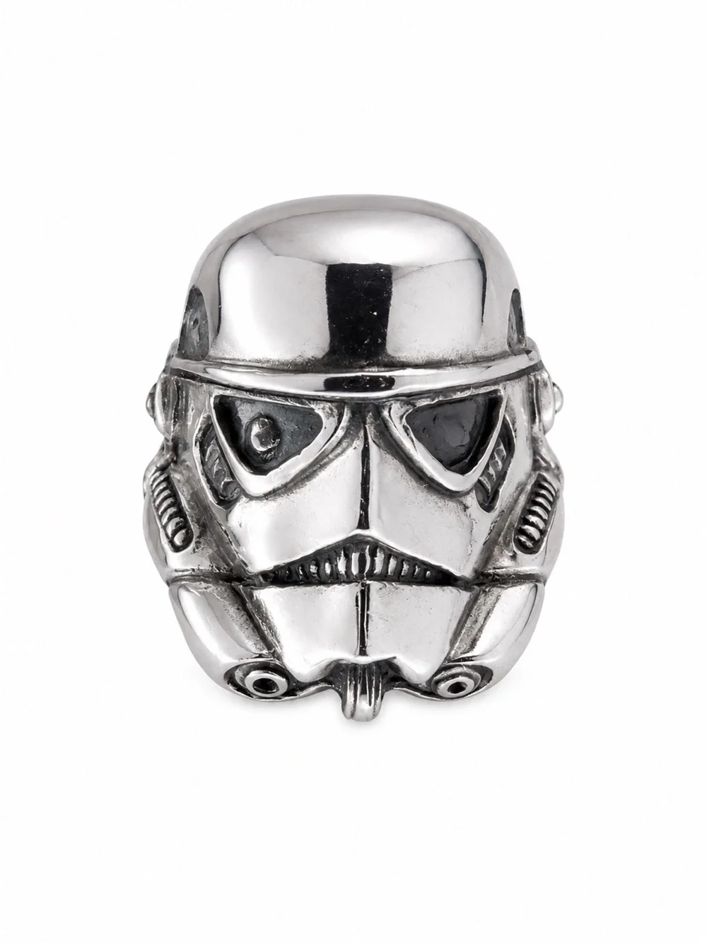 Men’s Titanium‎ Steel Interstellar Design Ring Size 9 Silver Tone Statement Ring